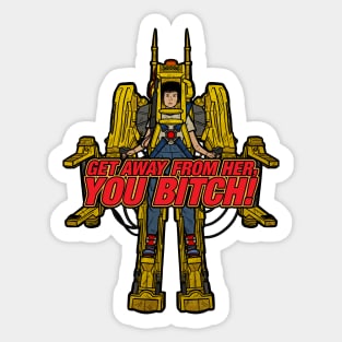 Get Away From Her Sticker